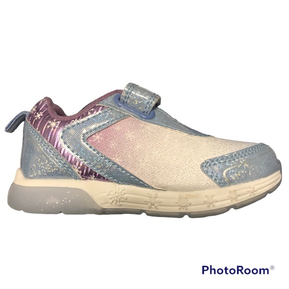 NWT Disney Frozen Girls Light Up Shoe Size 7 - Picture 4 of 4